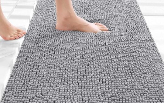 chenille bath mat