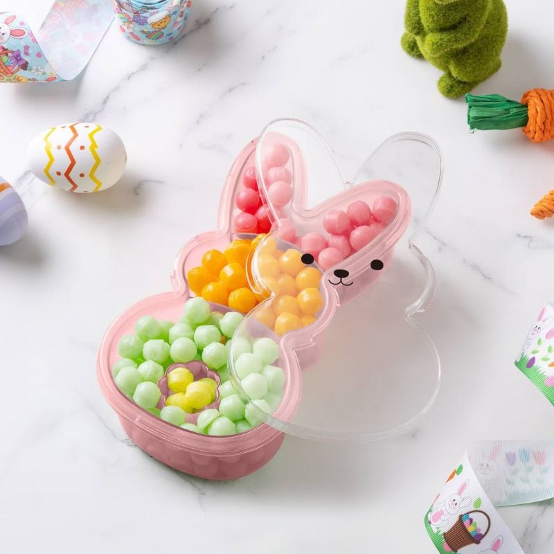 pink bunny snackle box