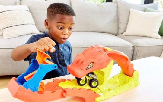 hot wheels snake slam playset