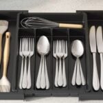 lifewit silverware organizer black