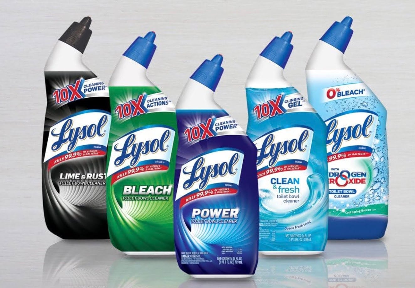 lysol toilet bowl cleaners