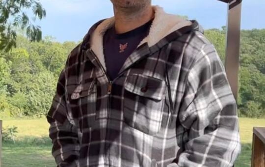 mens sherpa lined hoodie geek lighting