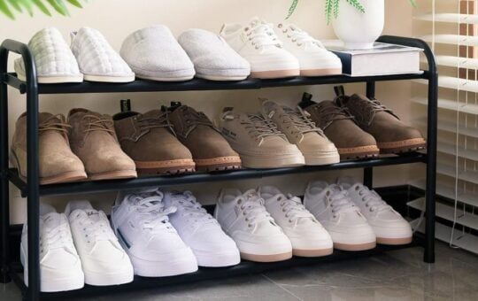 metal expandable shoe rack