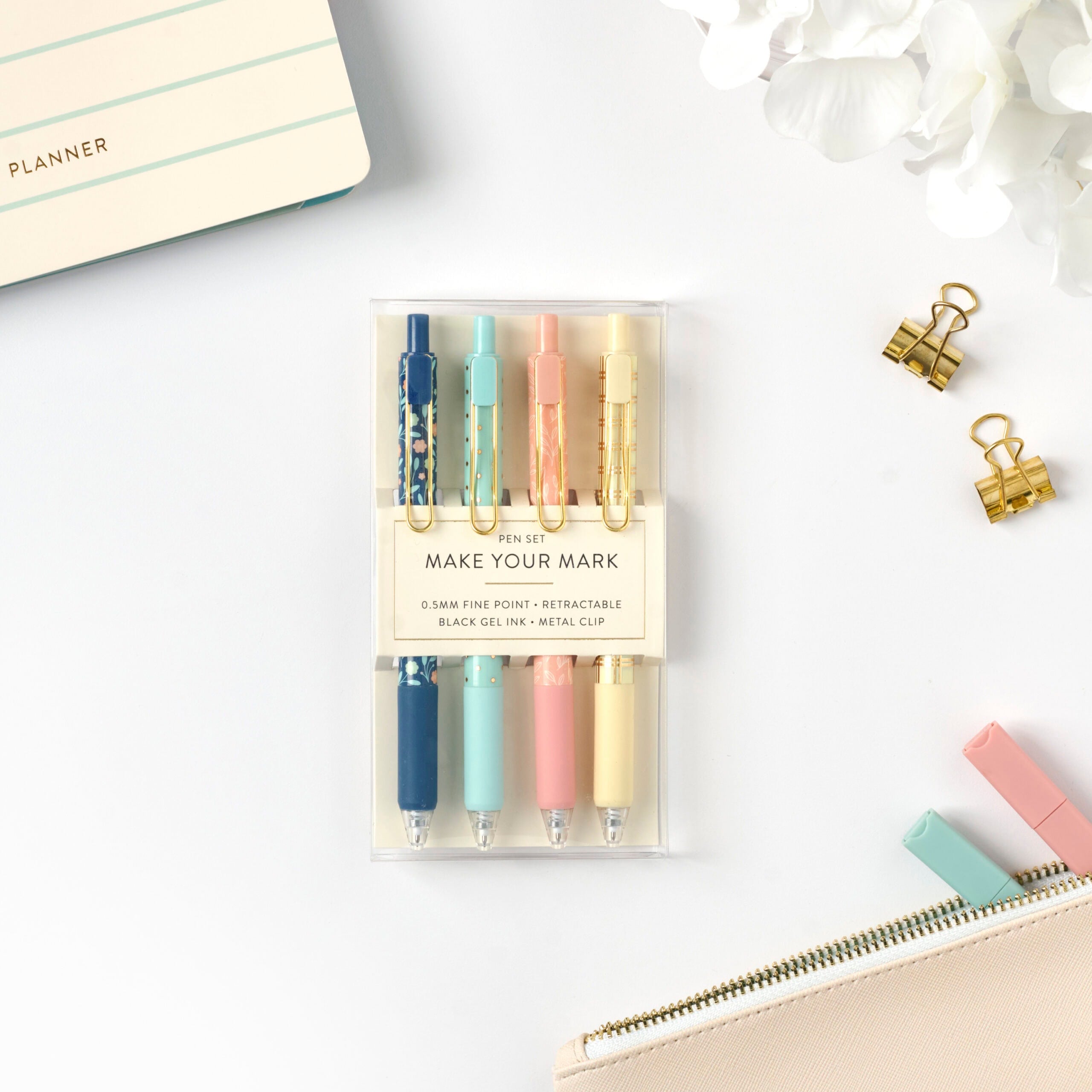 2nd edition gel pens in packaging