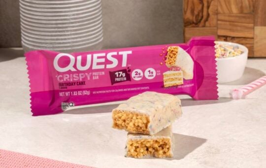 quest protein bar birthday cake flavor