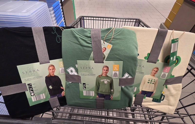 aldi st. patrick's day shirts