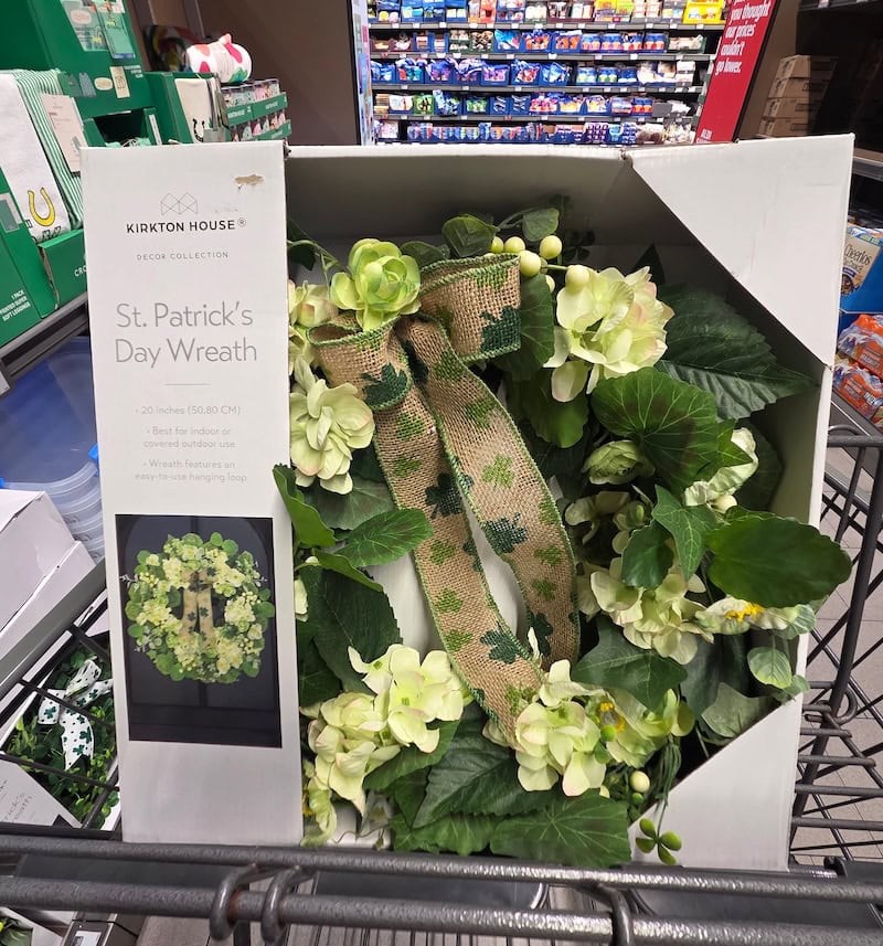 patrick's day wreath