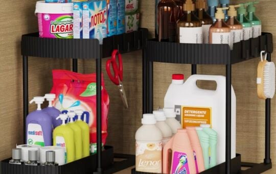 ukeetap Multi Purpose Pull Out Under Sink Storage Organizers