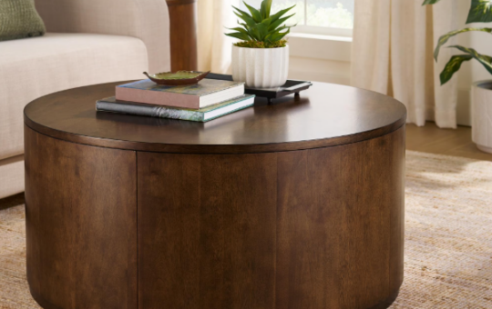 walmart drum coffee table