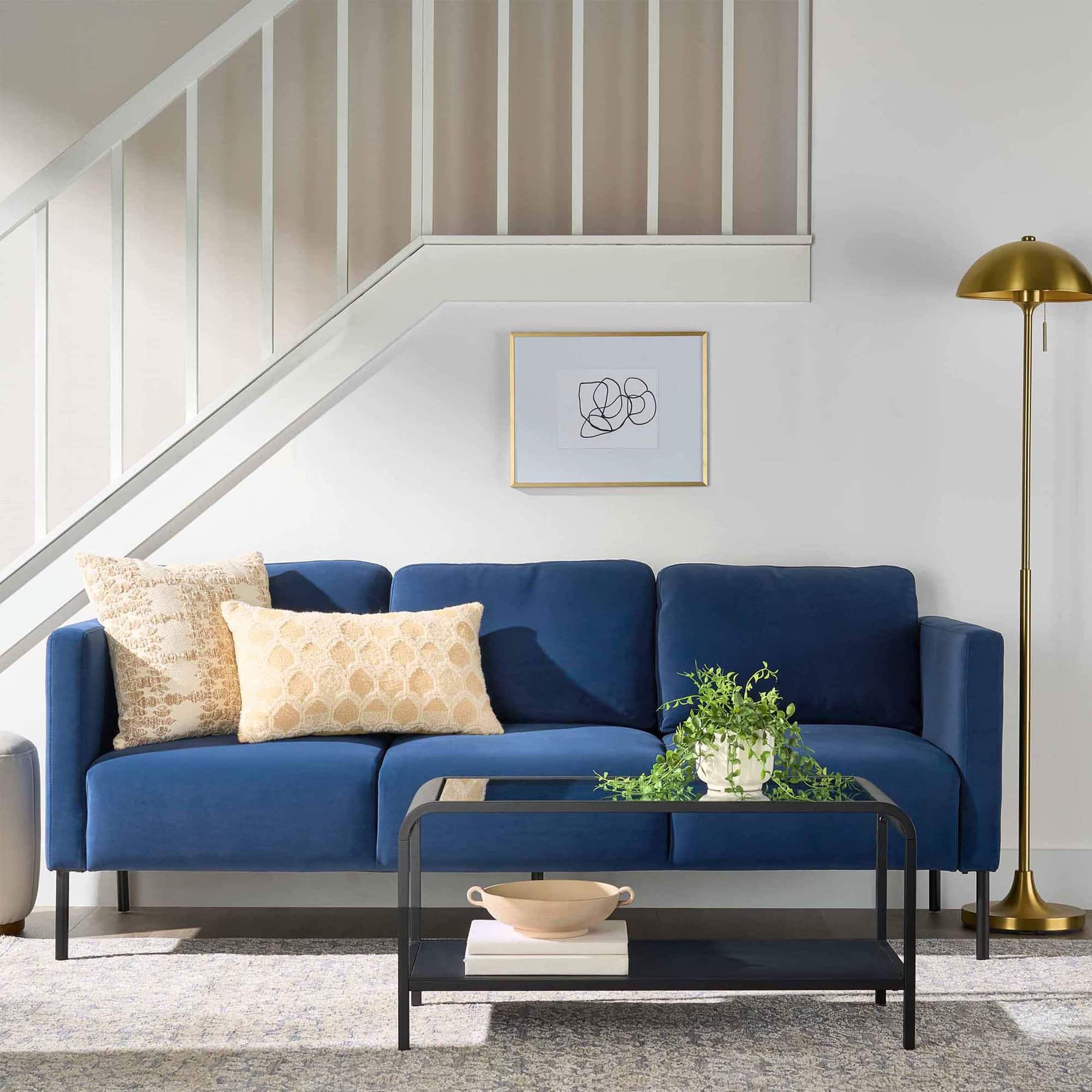 walmart velvet sofa