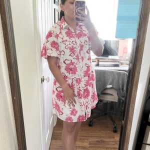 woman wearing floral dress (3)