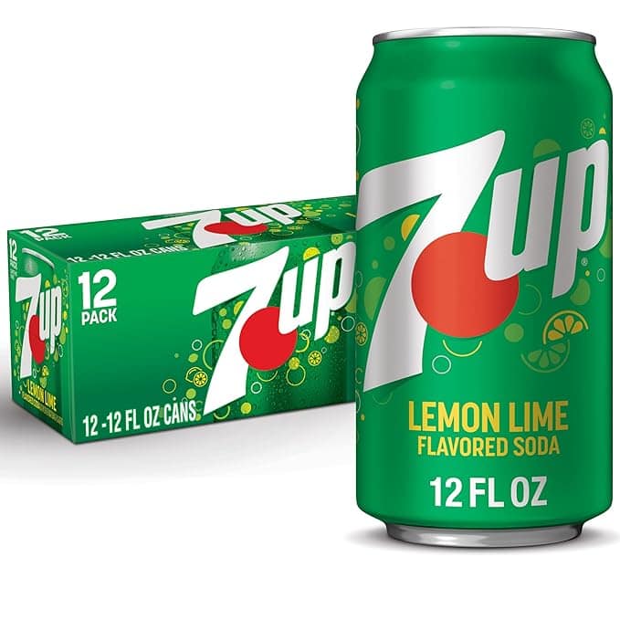 7UP Lemon Lime Soda, 12 fl oz cans