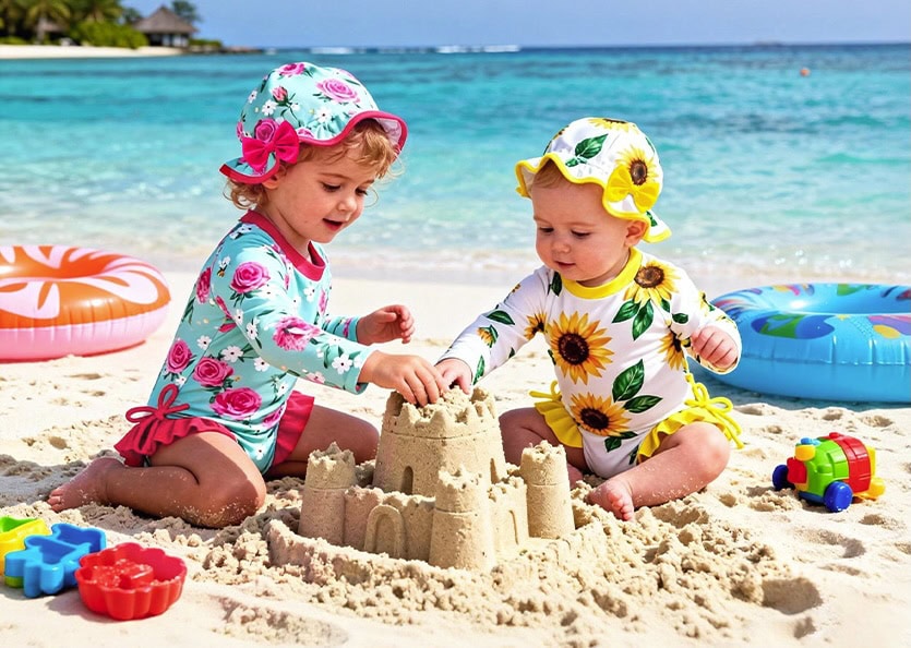 AMAWMW Infant Baby Girl Swimsuit