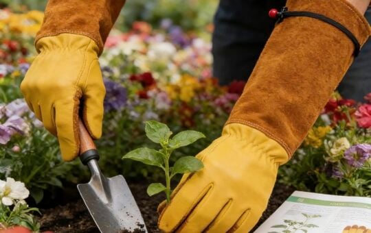 Aegend Long Gardening Gloves