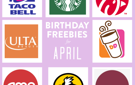April birthday freebies