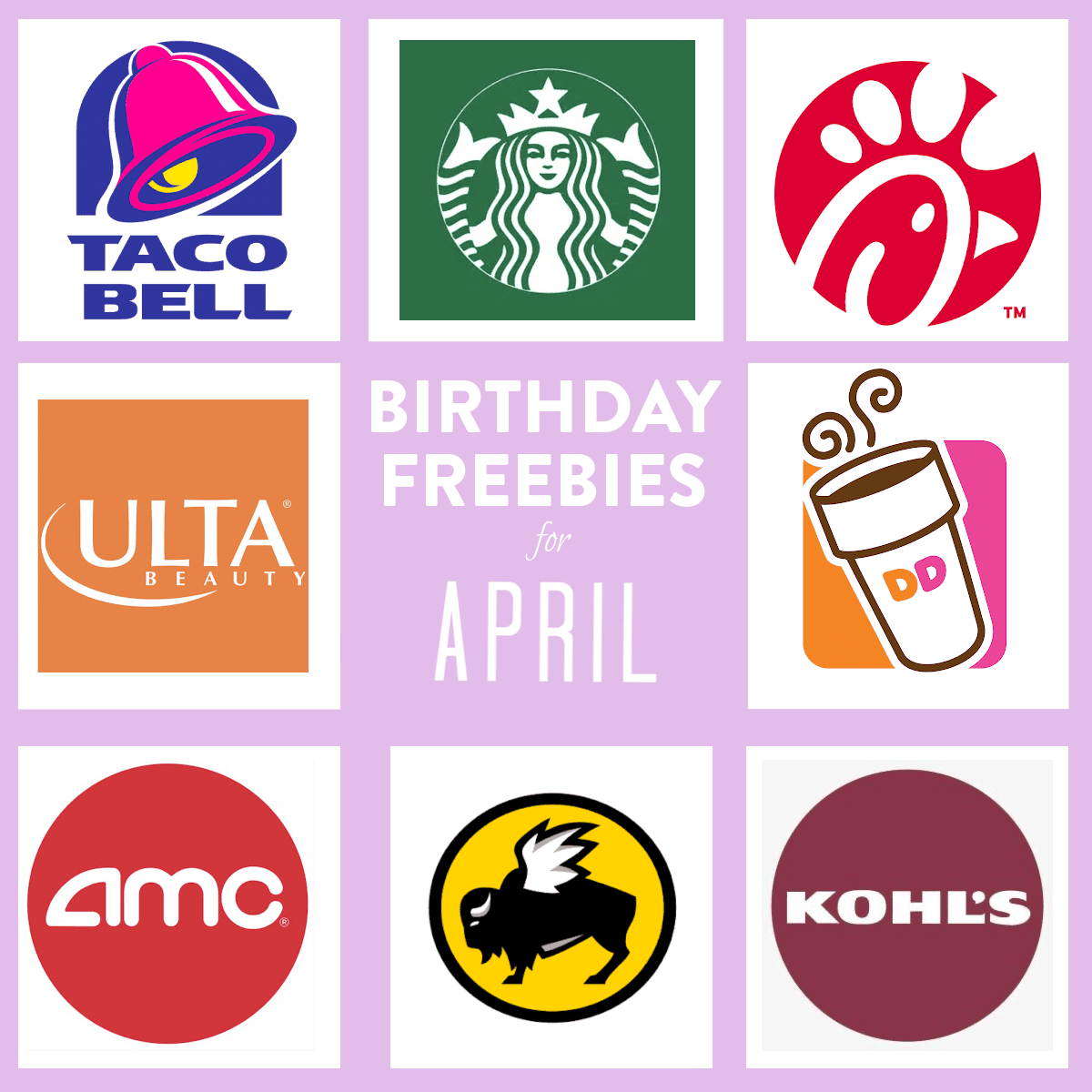 April birthday freebies