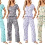 Ekouaer 2 Pack Womens Pajamas