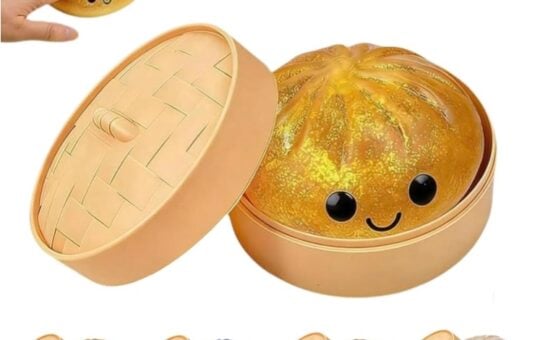 Glitter Squishy Dumpling Toy