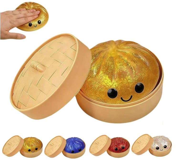 Glitter Squishy Dumpling Toy