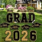 HOVACY Graduation Yard Signs Class of 2026