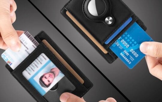 Hawanik RFID Slim Minimalist Front Pocket Air Tag Wallet