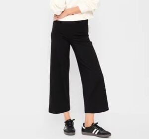 High Waisted Fashion Wide Leg Cropped Leggings Collette Pants