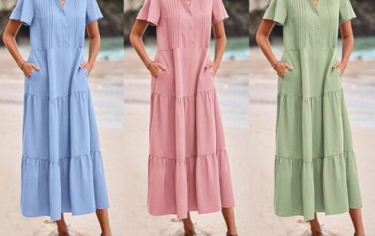 KIRUNDO Summer Maxi Dress