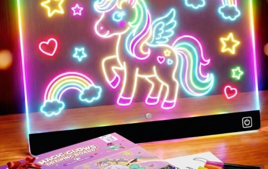 KiddyFunpals LED Drawing Board