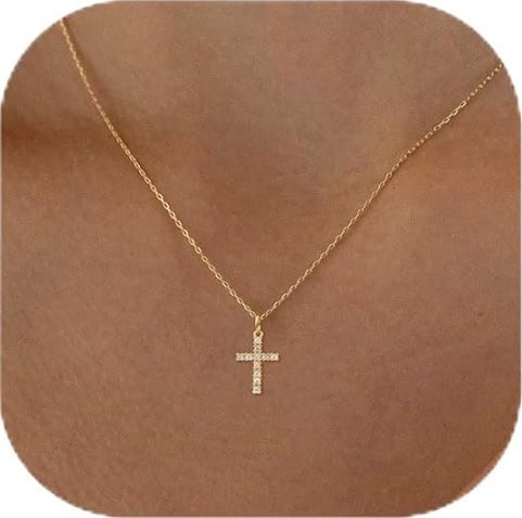 MONOZO Cross Necklace
