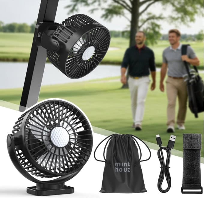 Minthouz Magnetic Golf Cart Fan