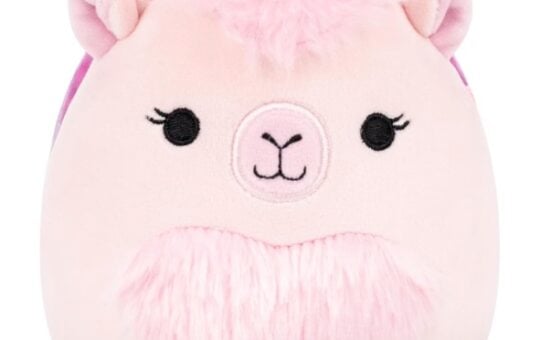 Squishmallows Original 5in Carlee The Light Pink Camel with Fuzzy Belly