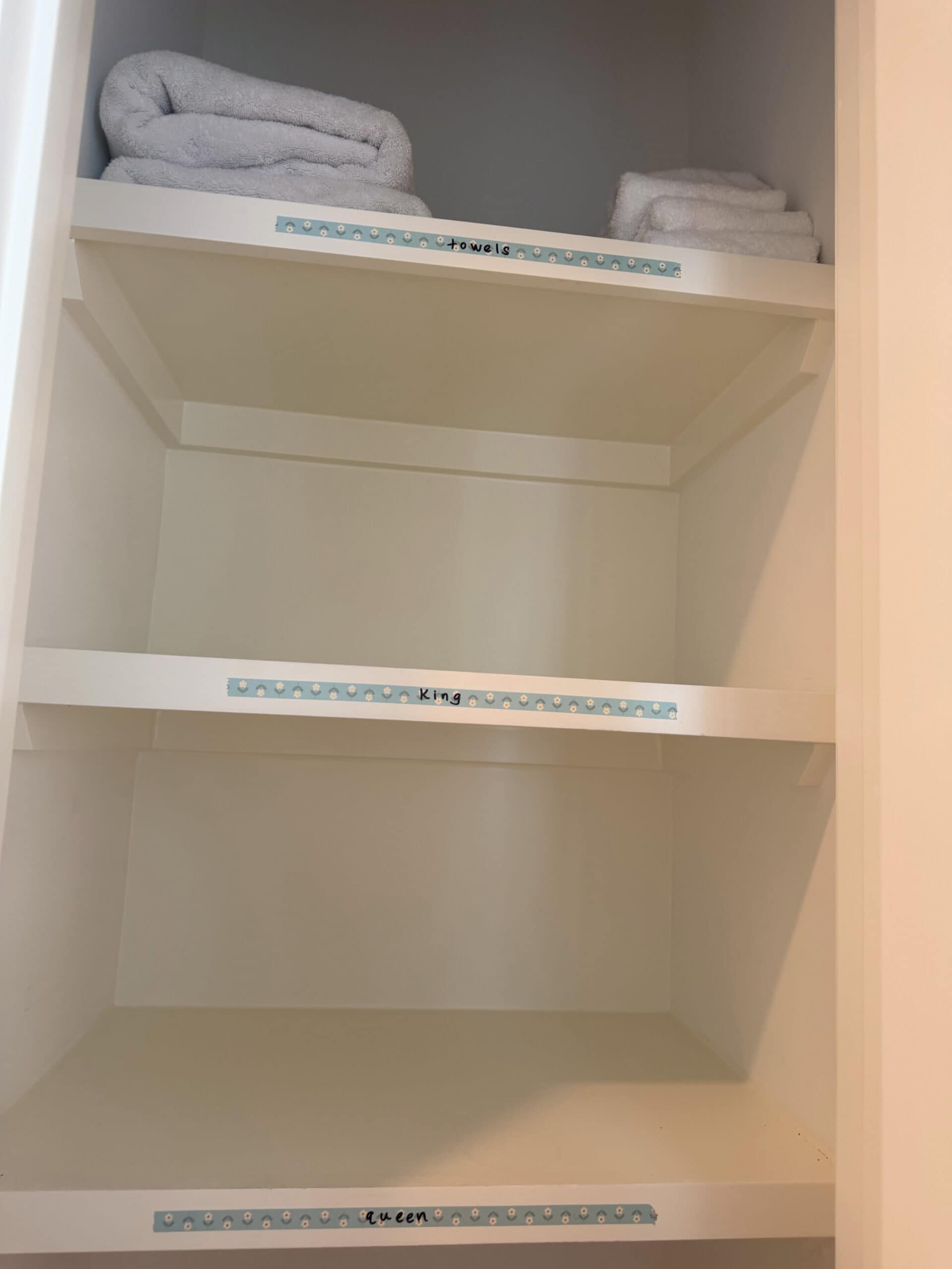 Washi Tape Linen Closet Washi Tape Linen Closet