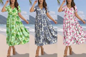 YESNO Women's Summer Maxi Dress