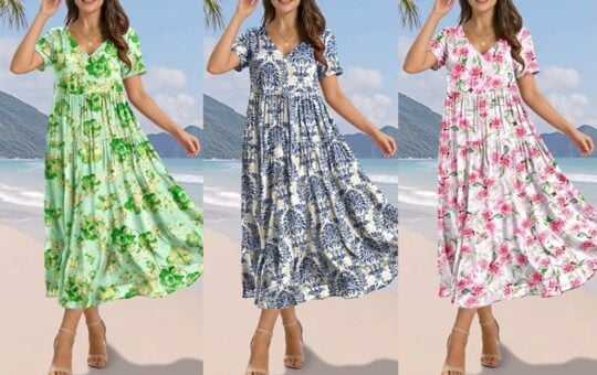 YESNO Women's Summer Maxi Dress