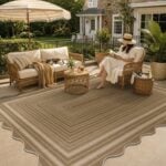 Yamaziot 5x8 Faux Jute Outdoor Rug