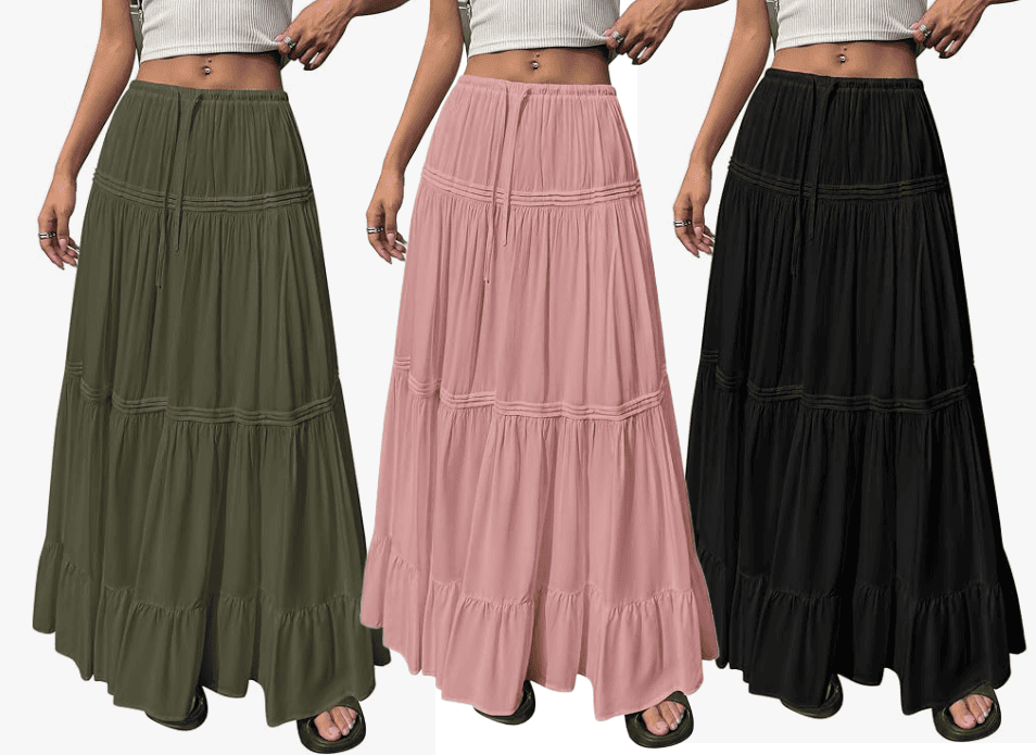 amazon btfbm maxi skirt