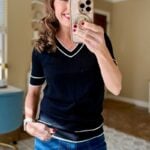 amazon womens short sleeve sweater
