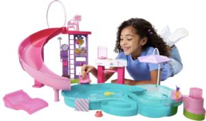 barbie dreamhouse pool playset