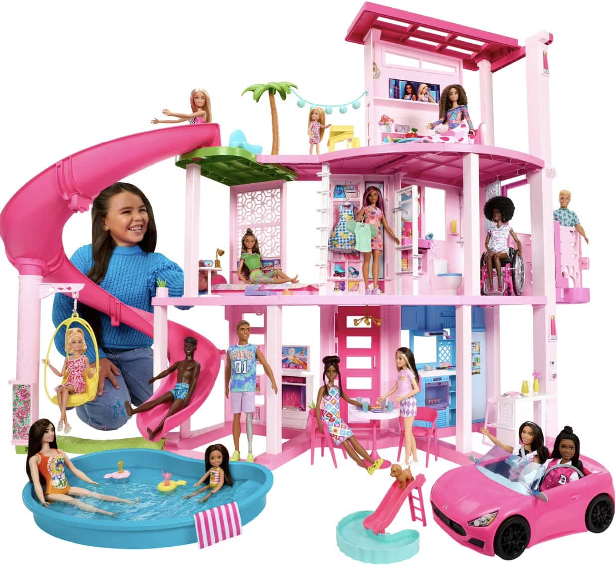 barbie pool dreamhouse