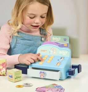 bluey cash register playset