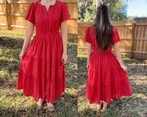 btfbm nicole red dress