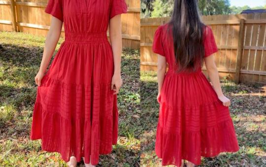 btfbm nicole red dress