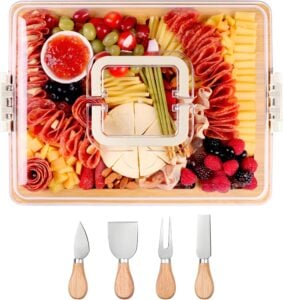 charcuterie with forks