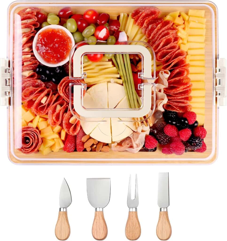 charcuterie with forks