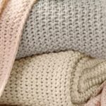 chunky knit throw