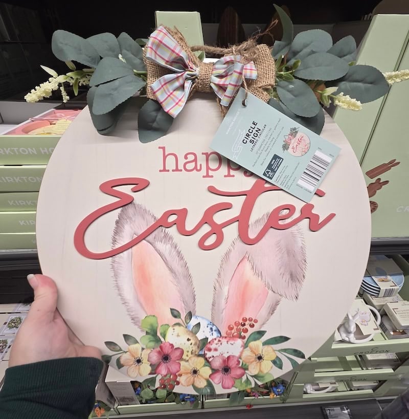 circle sign easter circle sign