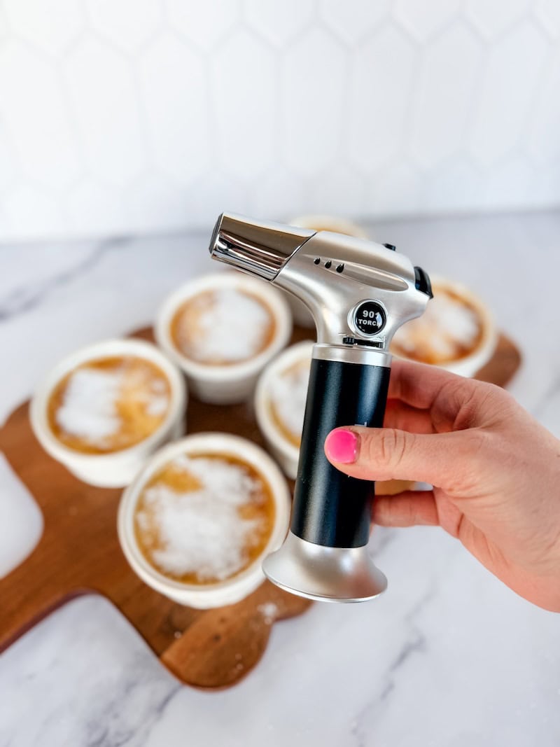 culinary torch for Crème Brûlée recipe