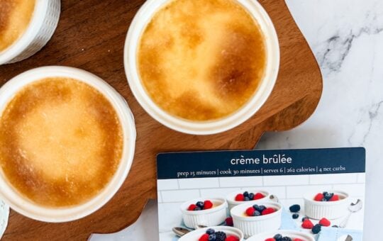 finished Crème Brûlée recipe