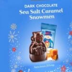 ghirardelli dark chocolate sea salt caramel snowmen 5.8 oz bag