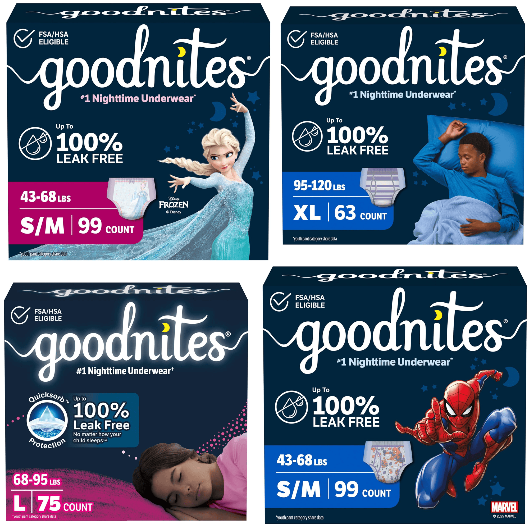 goodnites underwear